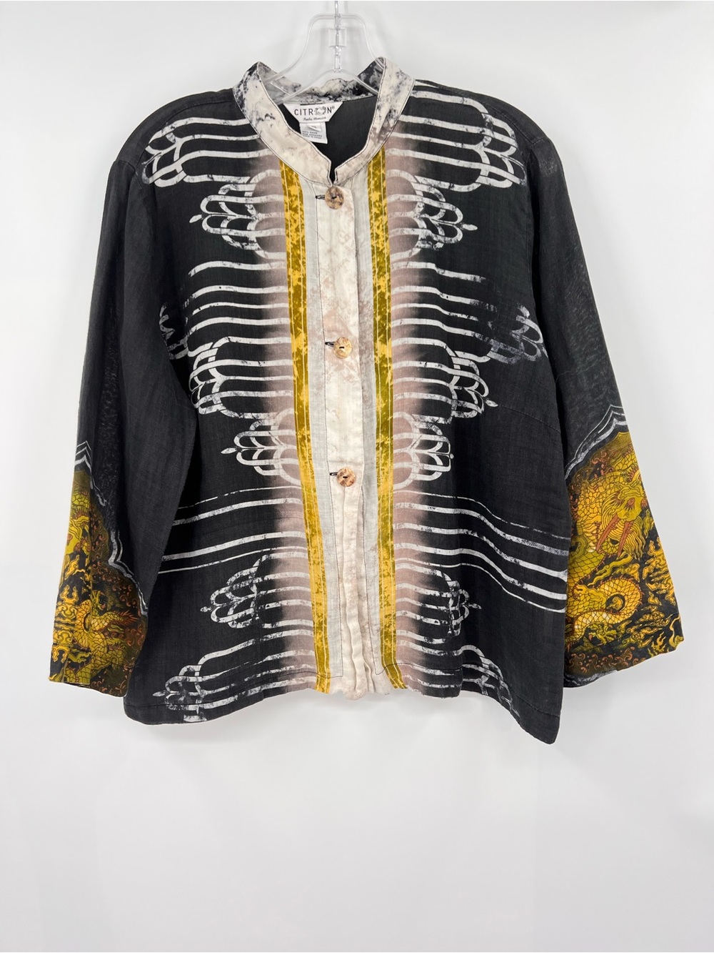 Citron Ramie shirt/ jacket XL